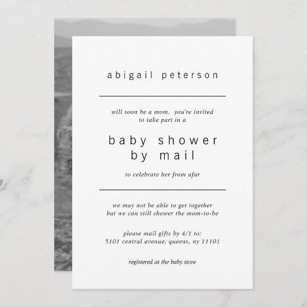 Baby Shower by Mail Minimalist Photo