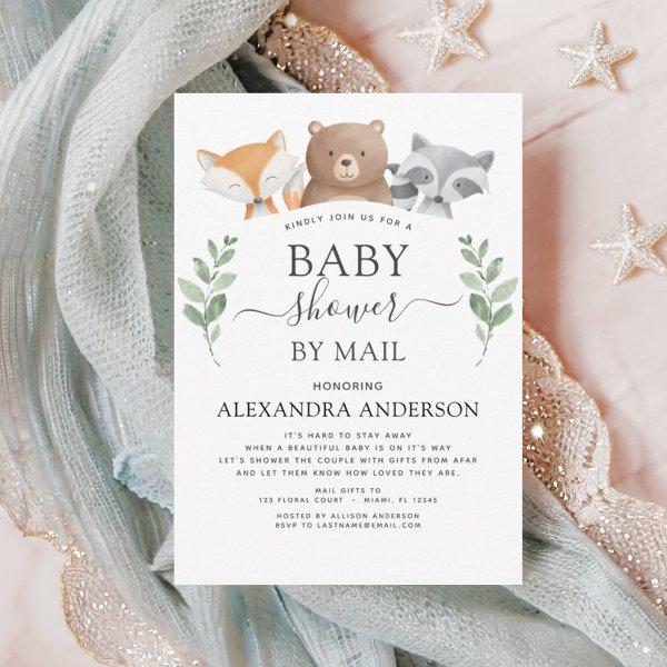 Baby Shower By Mail Woodland Eucalyptus Greenery