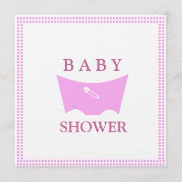 Baby Shower diaper cut out