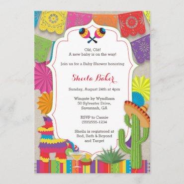 Baby Shower Fiesta! Mexican Themed Shower Invite