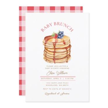 Baby Shower Fruit Pancake Brunch