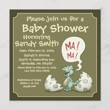Baby Shower Invitation 106: Dinosaur Baby