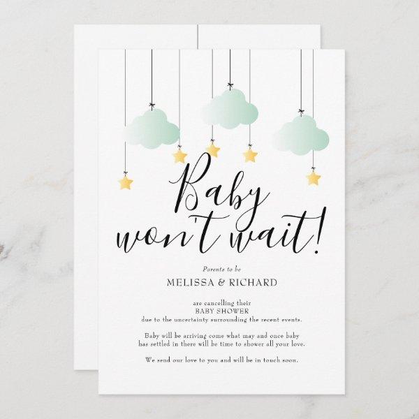 Baby Shower, Sprinkle Neutral Cancellation Card