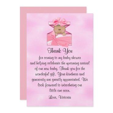 Baby Shower Thank You Baby Girl