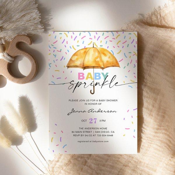 Baby Sprinkle Baby Shower Umbrella Sprinkles