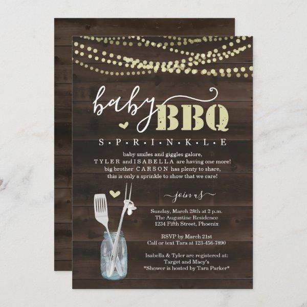 Baby Sprinkle BBQ - Couple's Baby Q Barbeque