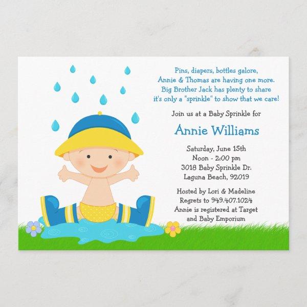 Baby Sprinkle Shower  for Baby Boy