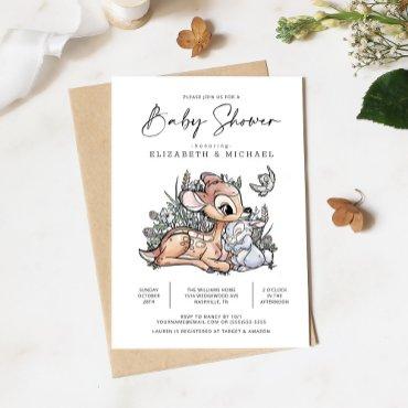 Bambi Woodland Watercolor