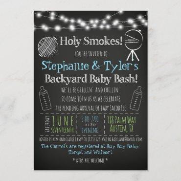 BBQ BaBy-Q Baby Shower Invitation and Book Card