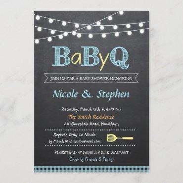 BBQ Baby Shower Invitation / Babyq