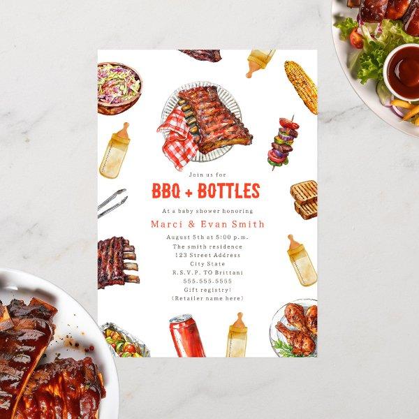 BBQ + Bottles Cookout Neutral Baby Shower