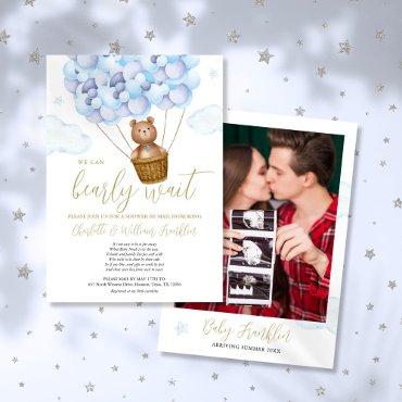Bearly Wait Boy Baby Shower By Mail Photo