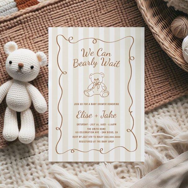 Bearly Wait Hand Drawn Gender Neutral