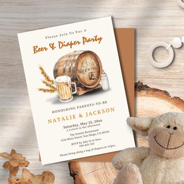 Beer and Diapers Gender Neutral Coed