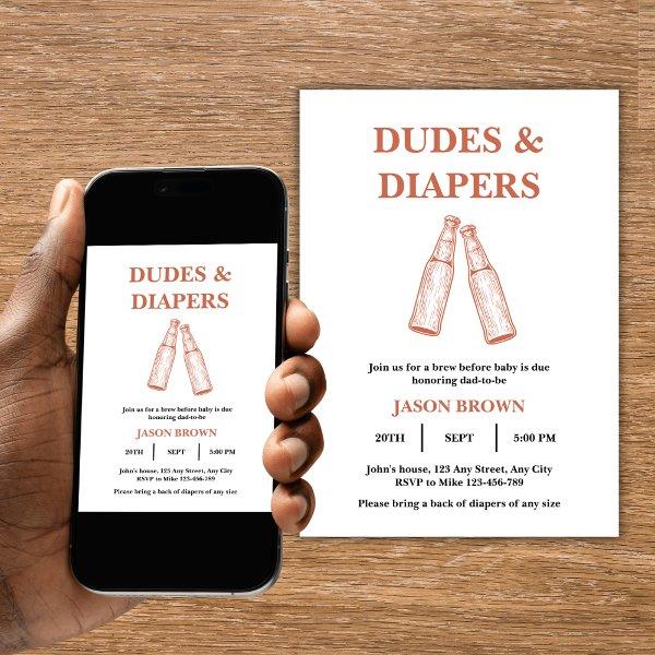 Beer & Diaper Party Man