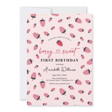 Berry Sweet Birthday Party  Strawberry