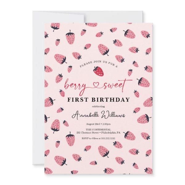 Berry Sweet Birthday Party  Strawberry
