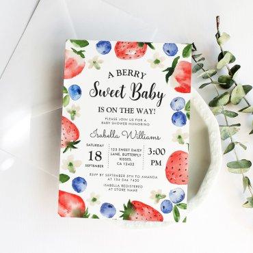 Berry Sweet Strawberry Blueberry Girl