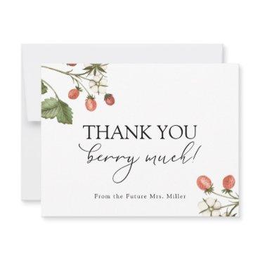 Berry Sweet Strawberry Shower Thank You