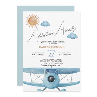 Blue Adventure Awaits Airplane