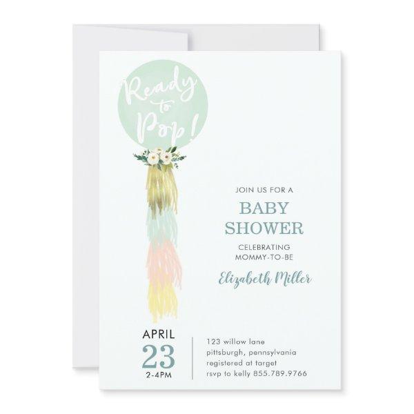 Blue Balloon with Tassel