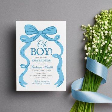 Blue Bow Oh Boy Vintage Something Blue