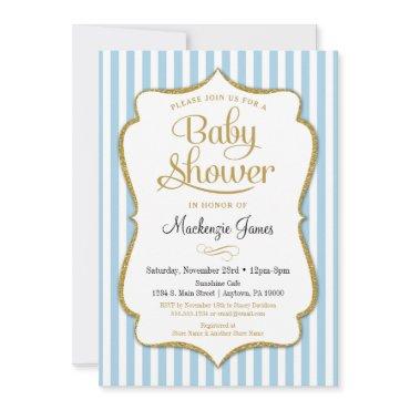 Blue Boy  Elegant Stripes