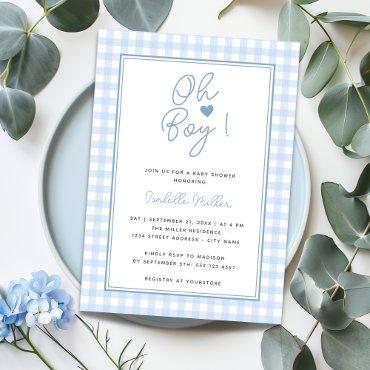 Blue Gingham Boy