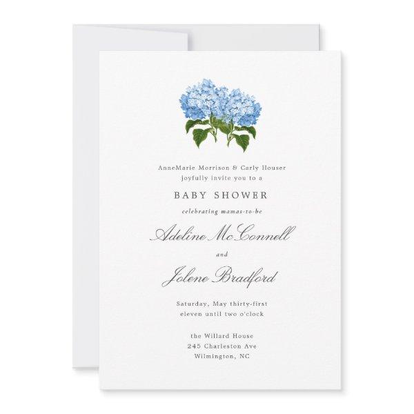 Blue Hydrangea Grandmillennial Double