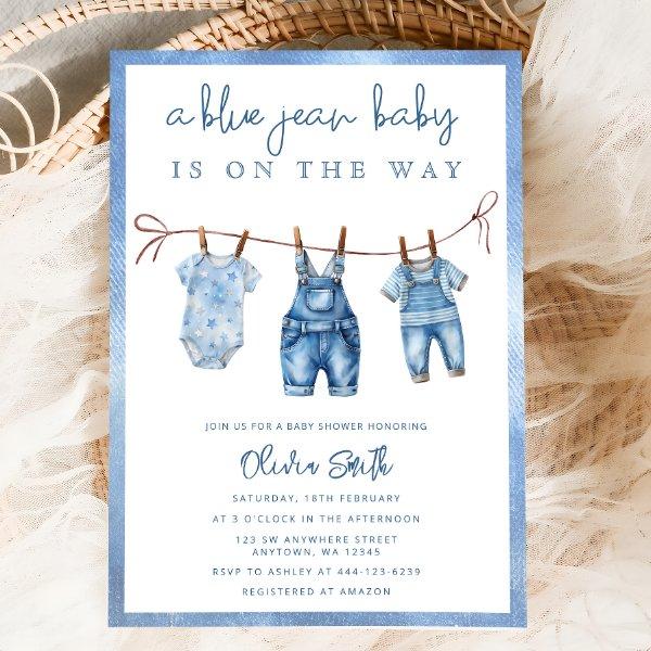 Blue Jean Baby is On The Way Denim Boy