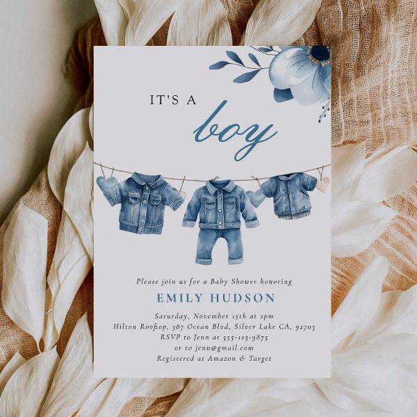 Blue Jean Denim Clothes Boy