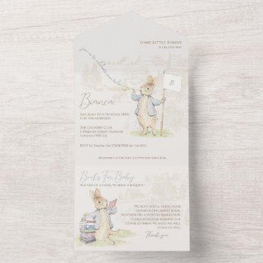 Blue Peter the Rabbit Some Bunny Baby Shower All In One