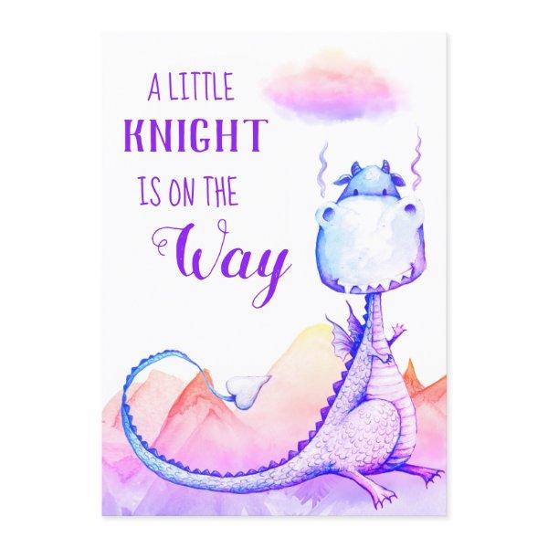 *~* Blue Purple Dragon Baby Boy Shower