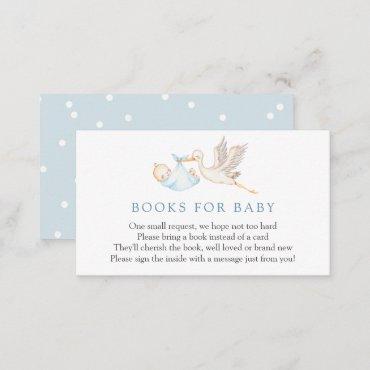 Blue Stork Books for Baby insert card