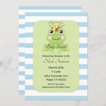 Blue Storybook Fairy Tale Frog Prince