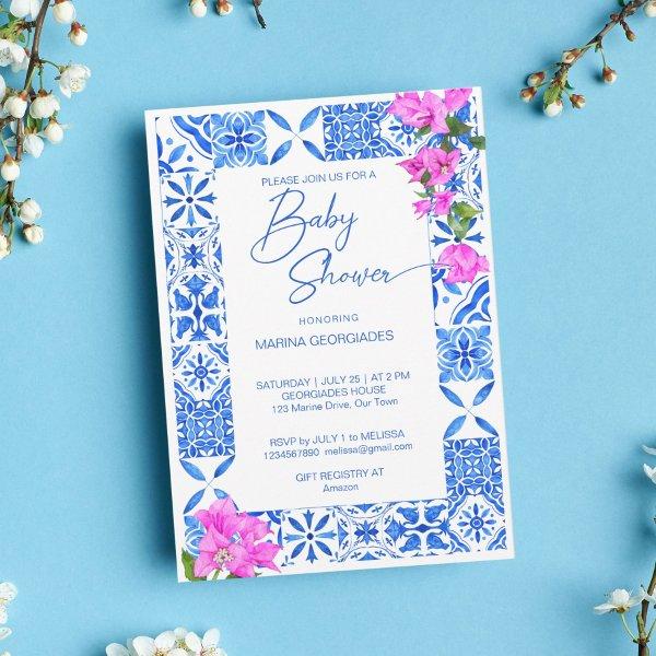 Blue Tiles Bougainvillea elegant