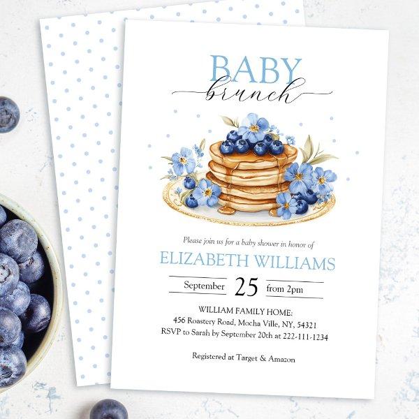 Blueberry Pancake Baby Brunch