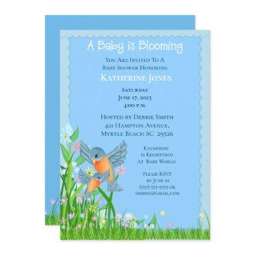 Bluebirds Mama and Baby/Baby Shower
