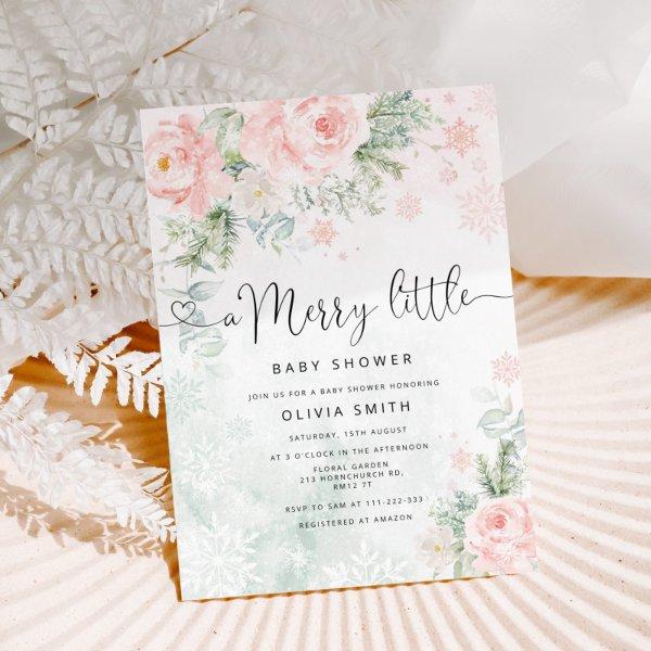 Blush pink a Merry Little
