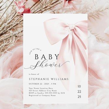 Blush Pink Bow