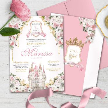 Blush Pink Gold Royal Castle Princess