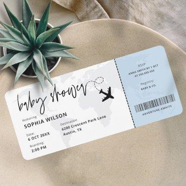 Boarding Pass Travel Baby Boy