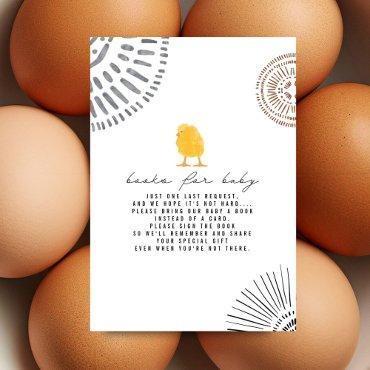 Boho Baby Chick  Baby Shower Book Request
