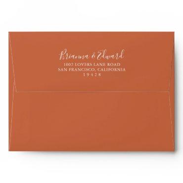 Boho Botanical Autumn Wedding   Envelope