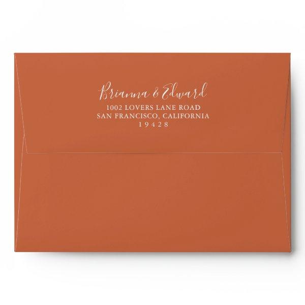 Boho Botanical Autumn Wedding   Envelope