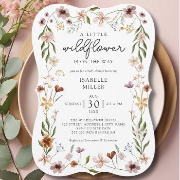 Boho Chic Wildflower Baby Shower