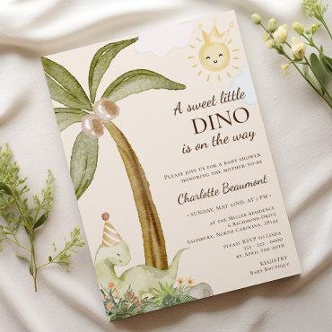 Boho Dinosaur Beige Sweet Little