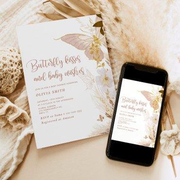 Boho gold Butterfly kisses