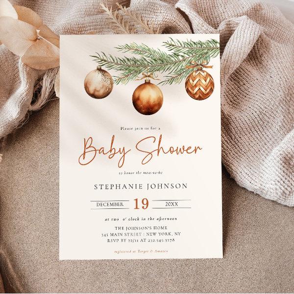 Boho Holiday Baby Shower Winter