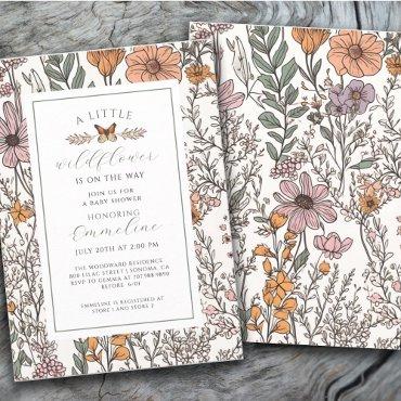 Boho Little Wildflower Girl